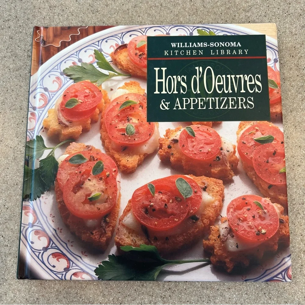 Williams-Sonoma Kitchen Library Hardcover Book- HORS D’OEUVRES & APPETIZERRS